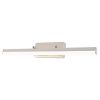 Arbotante LED 12w cromado en acero para interior