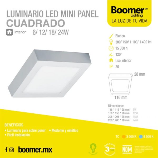 MINI PANEL CUADRADO
